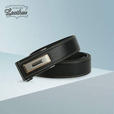 Thắt Lưng Nam Da Thật IDIGO MD1-4031 Màu Đen