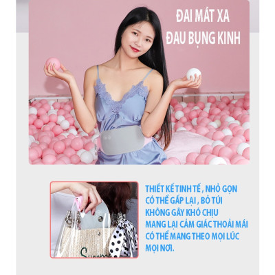 Đai lưng massage lưng bụng điều chỉnh nhiệt độ 
