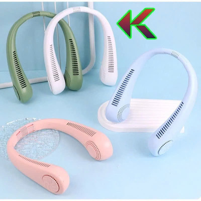 Quạt Đeo Cổ Không Cánh 360 Độ: Siêu Mát với Kết Cấu Dẫn Gió Dốc Nghiêng Loại Tốt, ĐÈN TRANG TRÍ, ĐỒNG HỒ TREO TƯỜNG