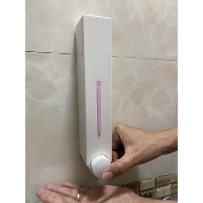 Hộp Đựng Nước Xà Phòng Treo Tường Rửa Tay, 420 ml Tiện Dụng Cho Phòng Tắm, Gọn Gàng, Bằng Nhựa Chắc Chắn An Toàn- TakyHome 5300