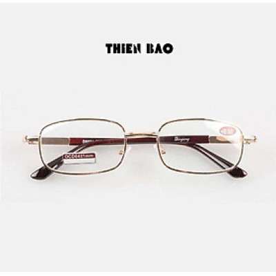 Kính lão thị, viễn thị trung niên tròng Thủy tinh chống xước hàng đẹp toàn viền vàng KVN16 GOLD Nam nữ loại I