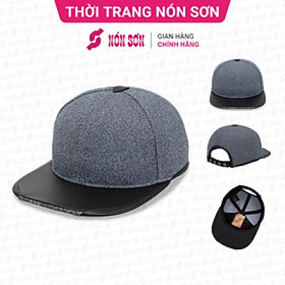 Mũ snapback hiphop nam nữ NÓN SƠN chính hãng MC229K-XM1