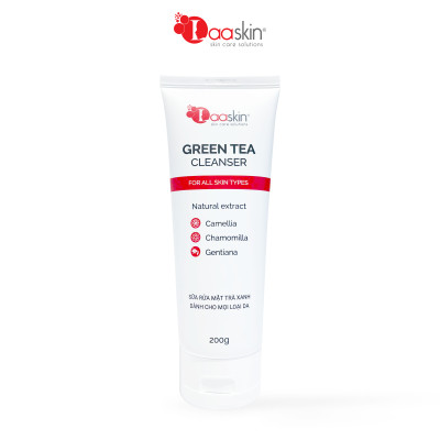Sữa rửa mặt trà xanh Laaskin làm sạch và cung cấp độ ẩm cho da 200g