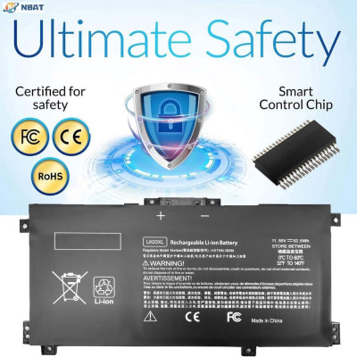 Pin Tương Thích Cho Laptop Hp Envy X360 15-Bp 15M-Bq 15-Cr 17-Ae 17-Ce Lk03Xl 55.8Wh - Hàng Nhập Khẩu New Seal TEEMO PC TEBAT168