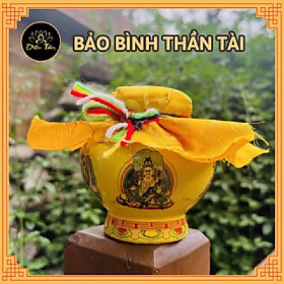 Bảo Bình Hoàng Thần Tài - Bình Tài Bảo Chiêu Tài Lộc đã gia trì Mật Tông đồ thờ cúng ban thờ ban thần tài -shop Diệu Tâm