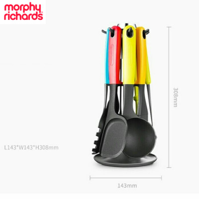 Bộ dụng cụ nhà bếp 7 món Morphy Richards MR1032  chất liệu nylon silica gel  + silicone chịu nhiệt cao, siêu nhẹ - HÀNG NHẬP KHẨU