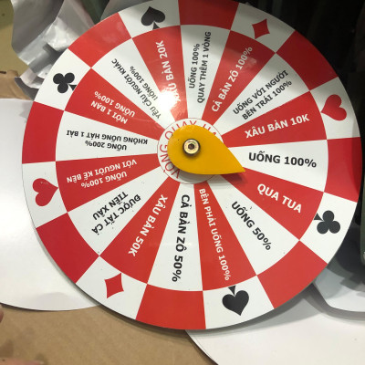 Vòng quay ăn nhậu dành cho giới trẻ siêu hot