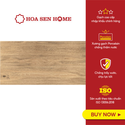 Gạch men lát nền LUSTRA INSPA0601200032 loại gạch granite vân gỗ tự nhiên, độ dày 9.4mm, gạch 1 face, kích thước 600mmx1200mm, thùng 2 viên - Hàng chính hãng