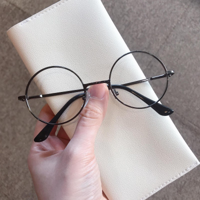 Gọng Kính Nam Nữ Mắt Tròn Kim Loại Form Nhỏ Mini