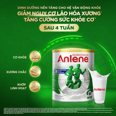 Sữa Bột Anlene Hương Vanilla (Hộp Giấy 440g)