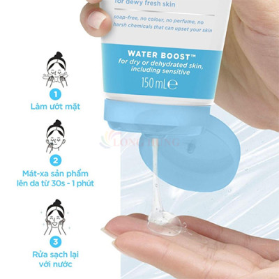Sữa rửa mặt Simple Micellar Gel Wash giúp cấp ẩm và sạch sâu cho da khô (150ml) - Hàng chính hãng