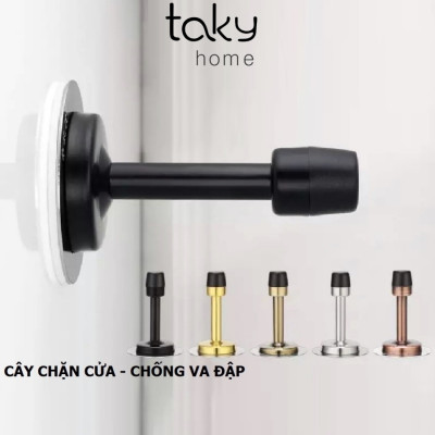 Chặn Cửa Chống Va Đập Cho Phòng Tắm Dán Tường, Chặn Cửa Dán Tường Phòng Tắm Sử Dụng Miếng 3M Siêu Chắc, Chặn Cửa An Toàn, Chặn Cửa Không Khoan, Dành Cho Mọi Loại Cửa Trong Nhà. TakyHome 1500