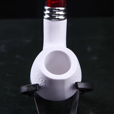 Tẩu thuốc sứ gắn sợi rất đẹp