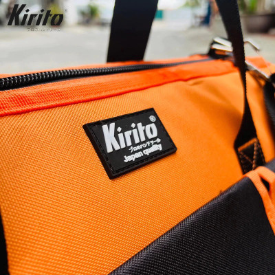 TÚI ĐỰNG ĐỒ NGHỀ CAO CẤP KIRITO NHẬT BẢN Nắp kéo chữ A màu cam đen