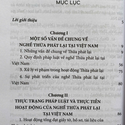 Nghề Thừa Phát Lại Tại Việt Nam - Một Số Vấn Đề Pháp Lý Và Thực Tiễn 