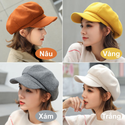 Mũ nón nồi nữ thời trang phong cách Hàn Quốc