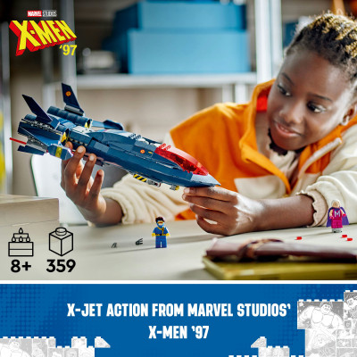 LEGO SUPERHEROES 76281 Đồ chơi lắp ráp Phi cơ Blackbird của X-Men (359 chi tiết)