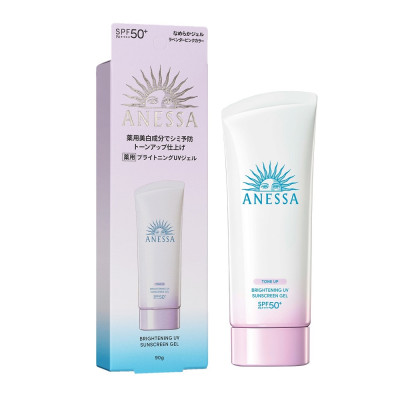 Gel Chống Nắng Anessa Dưỡng Sáng Nâng Tông & Hiệu Chỉnh Sắc Da Brightening UV SPF50+ PA++++ 90g