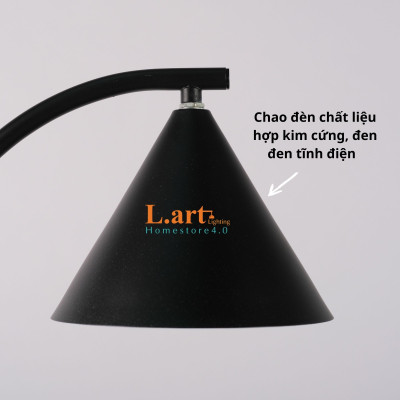 Đèn sàn phòng khách đèn đứng decor kèm bàn gỗ tiện lợi sang trọng DCLA009