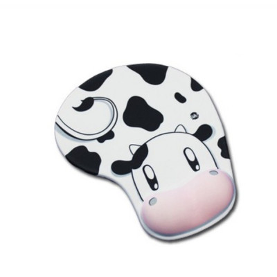 Lót Chuột Tròn Có Kê Tay Chống Chai Họa Tiết Dễ Thương 18 x 23 cm hàng nhập khẩu - Họa tiết ngẫu nhiên
