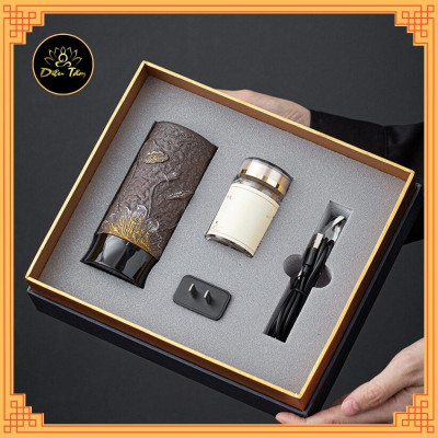 Lư điện lư xông trầm điện gốm lư đốt trầm hương trầm nụ làm quà tặng, đồ thờ cúng phong thủy shop Diệu Tâm- lư tích điện nâu