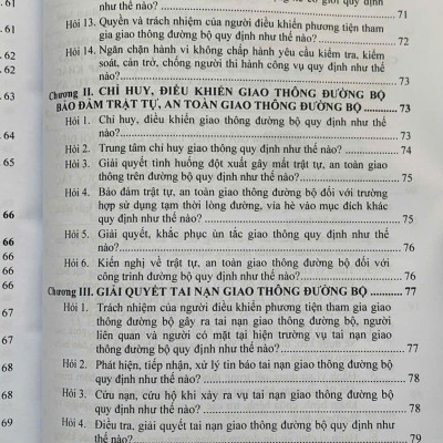 Xử phạt vi phạm hành chính về trật tự, an toàn giao thông trong lĩnh vực giao thông đường bộ