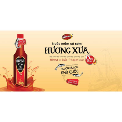Nước Mắm Cá Cơm Phú Quốc HƯƠNG XƯA 750ml