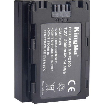 Combo 2 pin 1 sạc Kingma for Sony NP-FZ100 - Hàng chính hãng