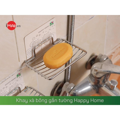 iMat Khay xà bông gắn tường Happy Home