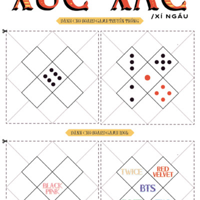 Vòng Quanh Thế Giới Board Game - Sách Độc Quyền Fahasa - Tặng Kèm Poster 40x60cm Idol Game + Game Vòng Quanh Thế Giới + 01 Tờ Hướng Dẫn Cắt, Gấp Xí Ngầu In Màu