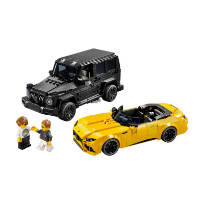 LEGO SPEED CHAMPIONS 76924 Đồ Chơi Lắp Ráp Siêu Xe Mercedes Amg Gt Roadster 2024 & Amg G63 (808 chi tiết)
