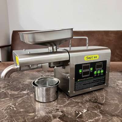 Máy ép dầu ăn thực vật chuyên dụng gia đình thương hiệu Septree T2S công suất 1000W - Trục ép dài 236mm - Hàng chính hãng (Bảo Hành 12 Tháng)