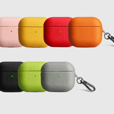 Bao Case Ốp Hybrid da PU Neon cho Airpods Pro 2 / Airpods 4 - Hàng Chính Hãng