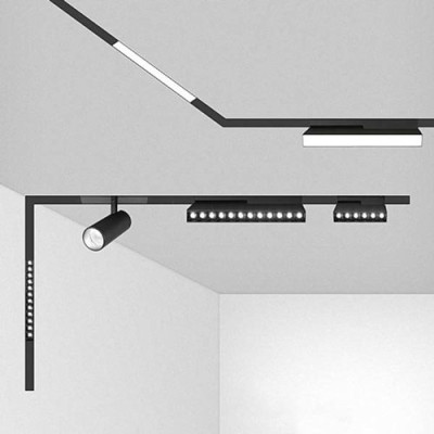 Đèn ray nam châm Spotlight thông minh 12W/20W , Điều chỉnh độ sáng (Dimmable), Điều khiển qua App điện thoại và Remote