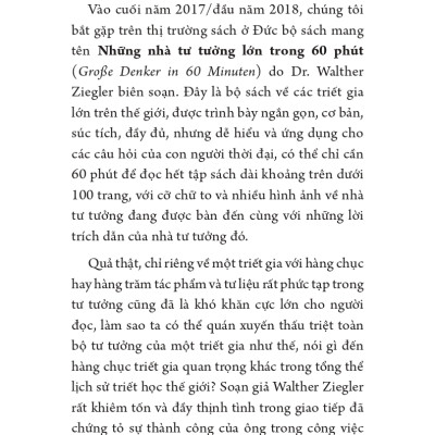 Những Nhà Tư Tưởng Lớn - Popper Trong 60 Phút - Vanlangbooks