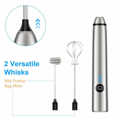 Máy tạo bọt cafe, sữa, đánh trứng mini cầm tay MFB1501D kích thước nhỏ gọn, tiện dụng - Hàng Nhập Khẩu