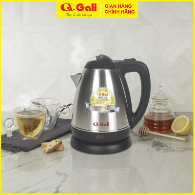 Bình Đun Siêu Tốc GALI GL-0018C GL-0025 GL-0012A GL-0050 GL-0017C GL-0018I GL-17X GL-18F GL-18K GL-18E dung tích từ 1,2 lít - 5 lít, Inox (SUS 304) , không bị phôi nhiễm, bảo hành chính hãng