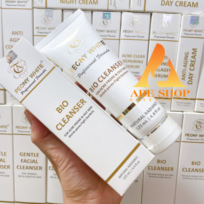 Sữa Rửa Mặt Mụn PEONY WHITE - BIO CLEANSER - Làm Sạch - Cân Bằng Da - Giảm Tác Nhân Gây Mụn 125ml