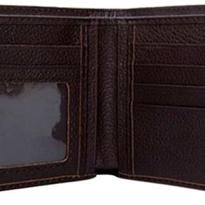 Bộ Ví & Thắt Lưng Nam Đầu Kim Huy Hoàng HT2115-HT4109 (23 x 11,5 cm) - Nâu