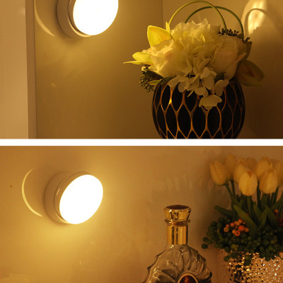 Đèn LED cảm ứng, cảm biến thông minh không dây, Pin sạc, nhận diện người có nam châm gắn tường xoay 360 độ làm đèn học, cho phòng ngủ, nhà vệ sinh, cho tủ quần áo, cầu thang, ban công, hành lang - MH2011