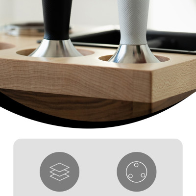 Tamper nén cà phê 2 trong 1 có kim khuấy đảo cà phê 58.3mm CAFE DE KONA