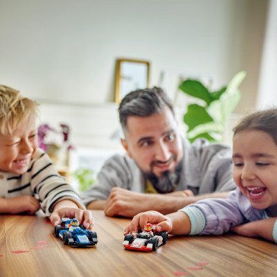 LEGO CITY 60464 Đồ Chơi Lắp Ráp Trạm Đua Xe F1 (92 Chi Tiết)