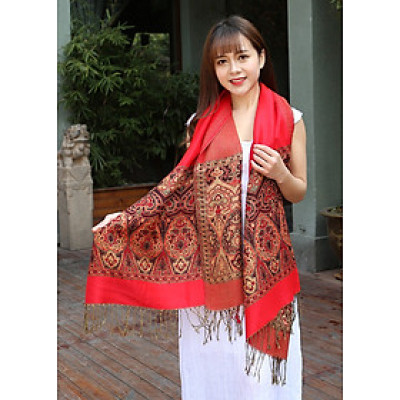 Khăn Pashmina Thêu Kim Tuyến – PMT905