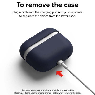 Vỏ Ốp dành cho AirPods Pro 2 RINGKE Silicone - Hàng Chính Hãng