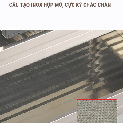 Giá gia vị tủ bếp dưới inox hộp hàng chính hãng Grob sang trọng hiện đại