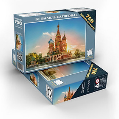 Tranh Xếp Hình Random Cut 750 Mảnh Minh Châu – St Basil