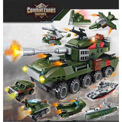 Đồ Chơi Lắp Ráp ENLIGHTEN 8IN1 Đồ Chơi Cho Bé - Tặng Kèm 01 Tranh Ghép Bằng Gỗ