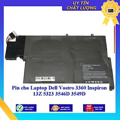 Pin cho Laptop Dell Vostro 3360 Inspiron 13Z 5323 3546D 3549D - Hàng Nhập Khẩu New Seal
