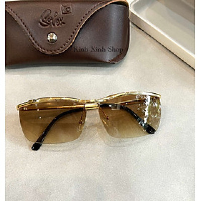 Kính râm Amor cao cấp cho nam dáng ôm gọng nhỏ mạ vàng 14K + Tặng Fullbox phụ kiện cao cấp