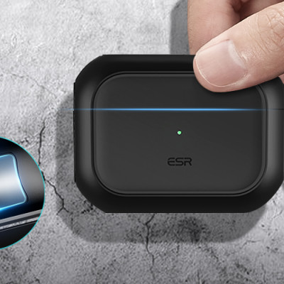 Bao Case cho AirPods Pro 2/ Airpods Pro ESR Orbit Hybrid Case with HaloLock - Hàng Chính Hãng